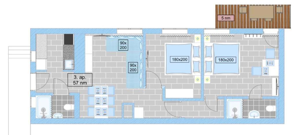 Topart Apartman I Balatonfenyves Buitenkant foto