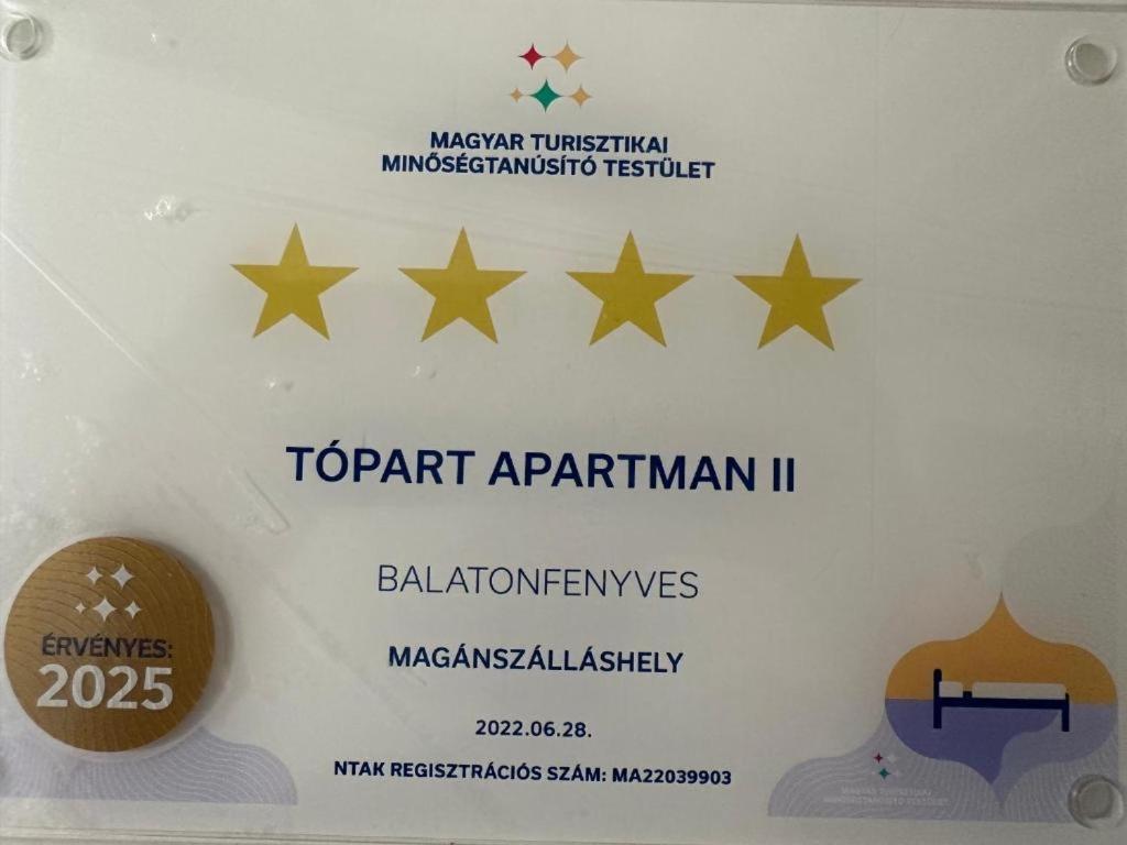 Topart Apartman I Balatonfenyves Buitenkant foto